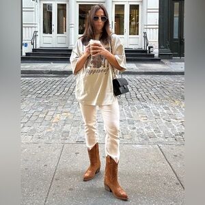 Classic Leather Double H Cowboy Cowgirl Boots made in Canada